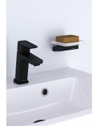 Praustuvo maišytuvas Ravak 10° TD F 014.20, be vožtuvo, juodas