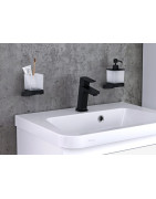 Praustuvo maišytuvas Ravak 10° TD F 014.20, be vožtuvo, juodas