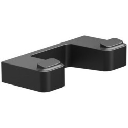 Dvigubas kabliukas Ravak TD 100.20, juodas