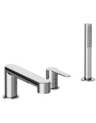 Vonios maišytuvas Ravak PU 026.00, chromuotas, 3 dalių