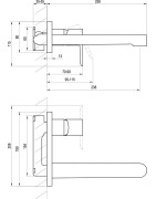 Potinkinis maišytuvas Ravak Puri PU 019.00, chromuotas
