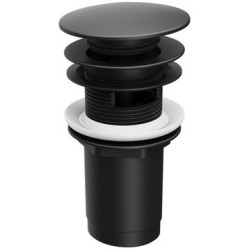 Praustuvo sifono galvutė Ravak ClickClack, juodos spalvos