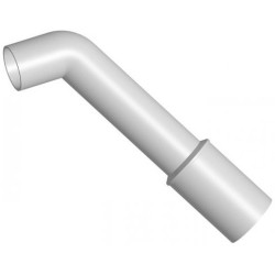 Dušo padėklo sifonas Ravak Professional 90, juodos spalvos