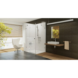 Dušo padėklas Ravak Gigant Pro Chrome, 100x90 cm