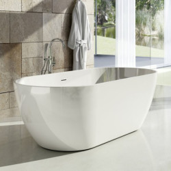 Vonia Ravak Freedom O, 169x80 cm, sniego baltumo