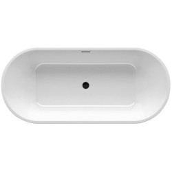 Vonia Ravak Solo, 178x80 cm, sniego baltumo