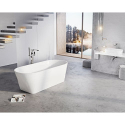 Vonia Ravak Solo, 178x80 cm, sniego baltumo