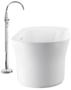 Vonia Ravak Ypsilon, 180x80 cm, sniego baltumo