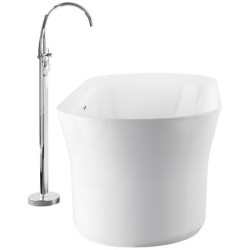 Vonia Ravak Ypsilon, 180x80 cm, sniego baltumo