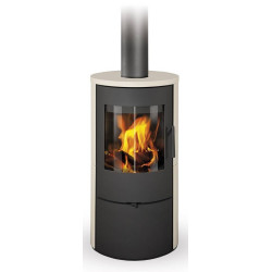 Plieninė krosnelė Romotop Evora 01, su apdaila, 4 kW