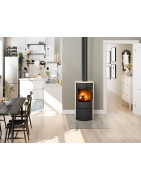 Plieninė krosnelė Romotop Evora 01, su apdaila, 4 kW