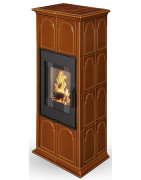 Plieninė krosnelė Romotop Gremio 2G, su apdaila, 7.5 kW