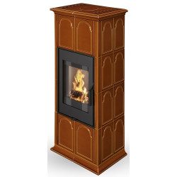 Plieninė krosnelė Romotop Gremio 2G, su apdaila, 7.5 kW