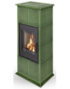 Plieninė krosnelė Romotop Gremio 3G, su apdaila, 7.5 kW