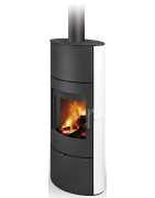 Plieninė krosnelė Romotop Ovalis 05A, keramikos apdaila, 8 kW