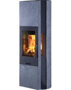 Plieninė krosnelė Nibe Contura 35T:1, pilka, 3 - 7 kW