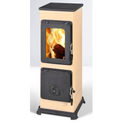 Plieninė krosnelė Thorma Bozen AT, 2.5 - 7.5 kW, kapučino