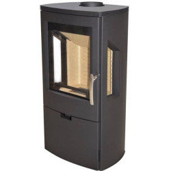 Plieninė krosnelė Thorma Wikantica, pilka, 4 - 12 kW