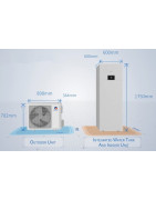 Šilumos siurblys oras/vanduo Gree Versati III, 4.0/3.8 kW