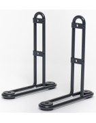 Kojelės Adax L (150x140) elektriniams konvektoriams, juodos