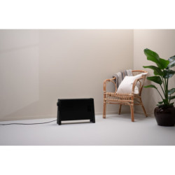 Nešiojamas elektrinis radiatorius Adax Vilje VG11 20 WT, juodas