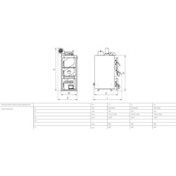 Kieto kuro katilas Termek Duo Uni, 20 kW