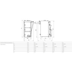 Kieto kuro katilas Termek Duo Uni, 27 kW