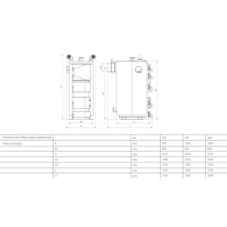 Kieto kuro katilas Termek Duo Uni Plus, 150 kW