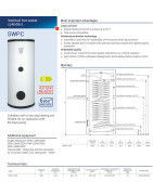 Netiesioginio šildymo vandens šildytuvas Kospel SWPC 300