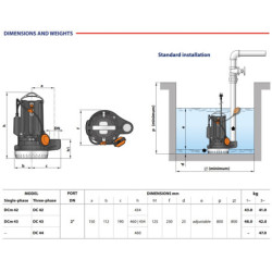 Drenažinis siurblys Pedrollo DC 44