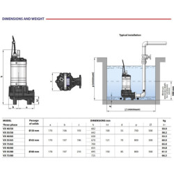 Fekalinis siurblys Pedrollo VX 55/80