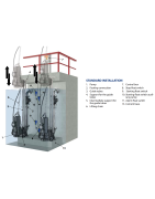 Fekalinis siurblys Pedrollo VXC4 100/80, 400 V