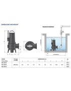 Fekalinis siurblys Pedrollo MC4 40/55, 400 V