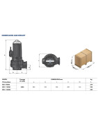 Fekalinis siurblys Pedrollo MC4 90/80, 400 V