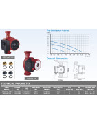 Cirkuliacinis siurblys Ceva SXR 25-60/180 48-92W 230V max. 6m