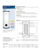 Netiesioginio šildymo vandens šildytuvas Kospel SWP 300