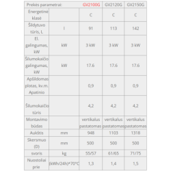 Kombinuotas vandens šildytuvas Gorenje GV2 100 G
