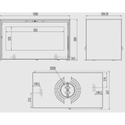 Plieninė krosnelė Axis STUFA 1000, 12 kW
