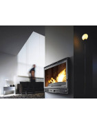 Ketinis židinio ugniakuras Invicta Grande Vision Turbo, 10 kW