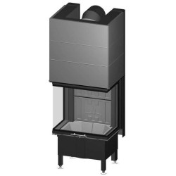 Plieninis židinio ugniakuras Spartherm ARTE 3RL-60h-4S Standart