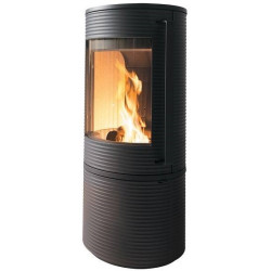 Ketinė krosnelė Invicta Altara, antracito spalvos, 7 kW