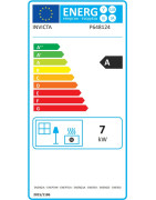 Ketinė krosnelė Invicta Brio, su suoliuku, 7 kW