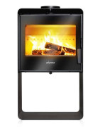 Plieninė krosnelė Invicta Boree, antracito spalvos, 7.5 kW