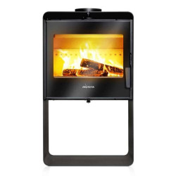 Plieninė krosnelė Invicta Boree, antracito spalvos, 7.5 kW