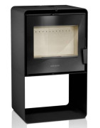 Plieninė krosnelė Invicta Boree, antracito spalvos, 7.5 kW