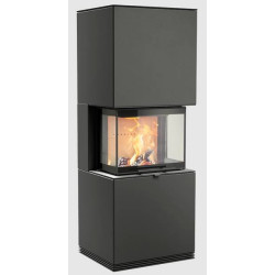 Plieninė krosnelė Nibe Contura CI61, juoda, 3 - 7 kW