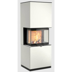 Plieninė krosnelė Nibe Contura CI61, balta, 3 - 7 kW