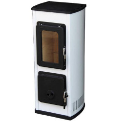 Plieninė krosnelė Thorma Verona AT, balta, 2.5 - 7.5 kW