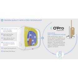 Vandens šildytuvas Atlantic NANTO SWH 30A virš kriauklės 30L 2kW