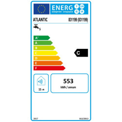 Vandens šildytuvas Atlantic NANTO SWH 30A virš kriauklės 30L 2kW